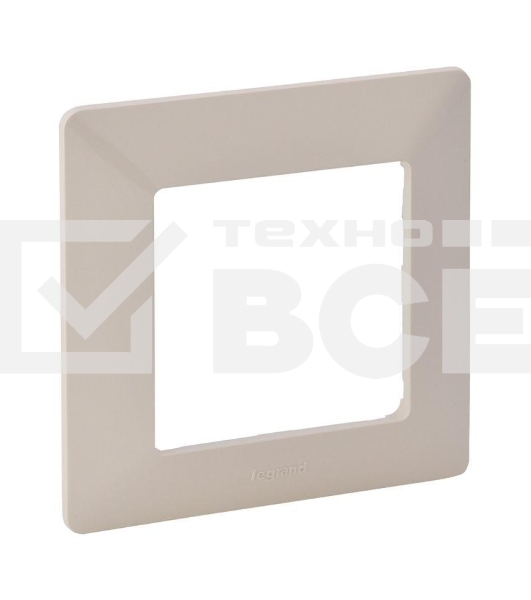 Рамка 'Слоновая кость'. 1-постовая универсальная Valena LIFE