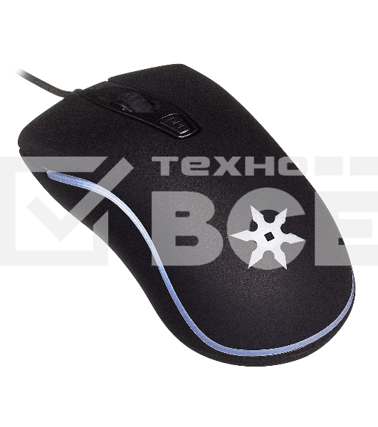 Мышь проводная Oklick 704G TOKUGAWA черный, 1600 dpi, USB, кнопки - 4