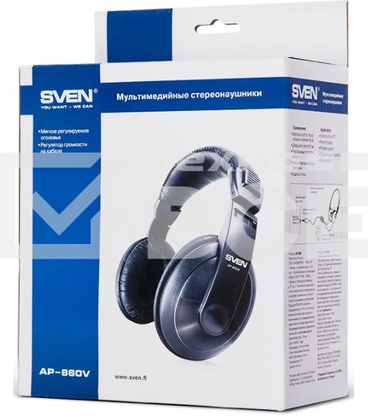 Наушники SVEN AP-860V черный