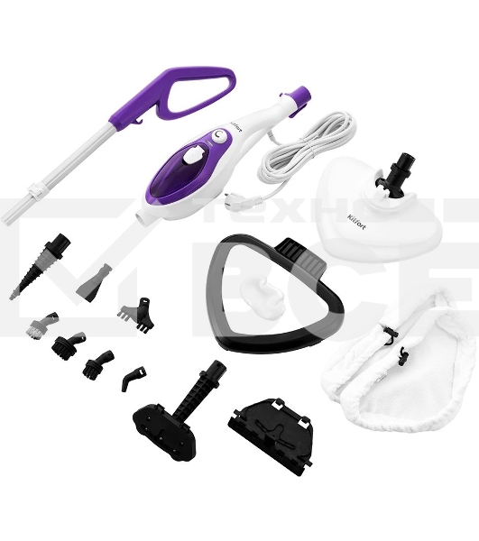 Швабра паровая Kitfort KT-1004-4 1500Вт фиолетовая