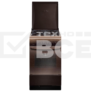 Плита газовая Gefest CG 50M04 K83 коричневый, конфорок 4 газовых, духовка 42 л, 50 см x 85 см x 57 см