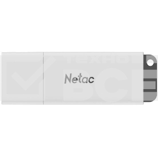 Флеш диск Netac U185 256Gb <NT03U185N-256G-30WH>, USB3.0, с колпачком, пластиковая белая
