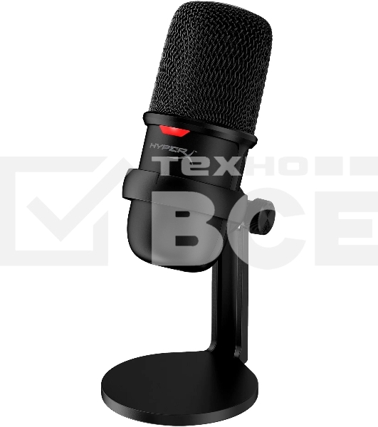 Микрофон проводной HyperX SoloCast 2м черный