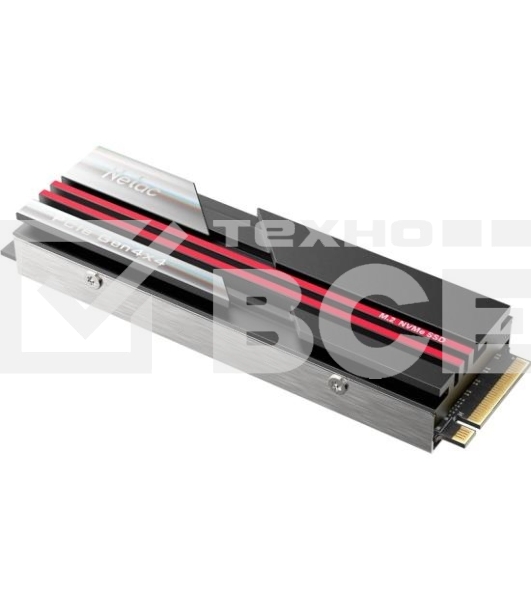 Накопитель SSD Netac NV7000, 1Tb, M.2 2280, PCIe 4.0 x4, NVMe, R/W 7200/5500, с радиатором