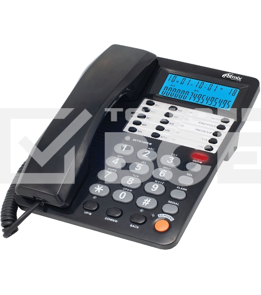 Телефон проводной Ritmix RT-495 черный