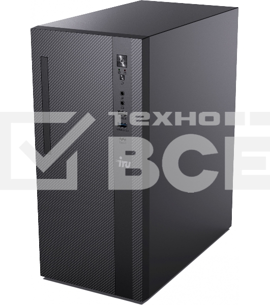 Компьютер IRU 310SC MT i3 12100 (3.3) 8Gb SSD256Gb UHDG 730 Windows 11 Professional GbitEth 200W черный (1969049)