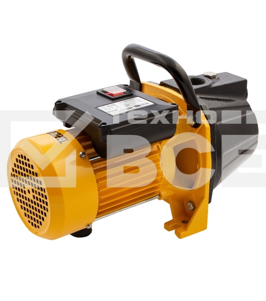 Садовый поверхностный насос GP1100C, 1100 Вт, 4500 л/ч, подъем 46 м, чугун Denzel