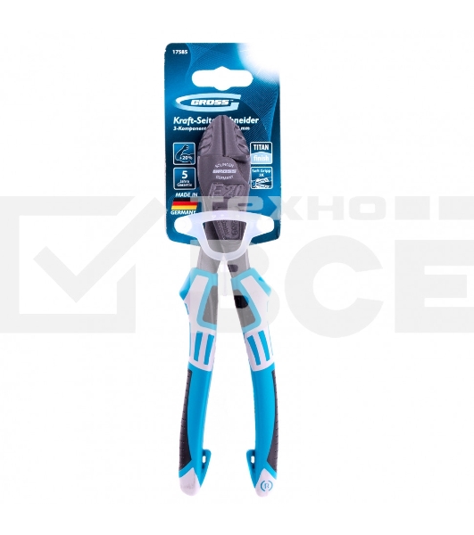 Бокорезы 200 мм, усиленные, трехкомпонентные рукоятки Gross