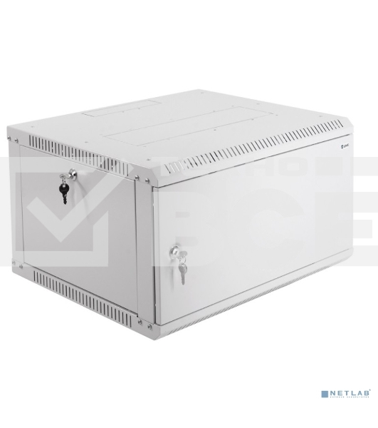 Шкаф телеком. настенный разборный 6U (600х520) дверь металл (ШРН-Э-6.500.1)