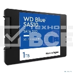 Накопитель SSD WD Blue SA510 WDS100T3B0A, 1Tb, SATA III, 2.5