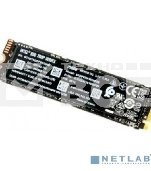 Накопитель SSD Intel 760p Series, 256Gb, M.2 2280, PCIe 3.0 x4, NVMe, R/W 3210/1315