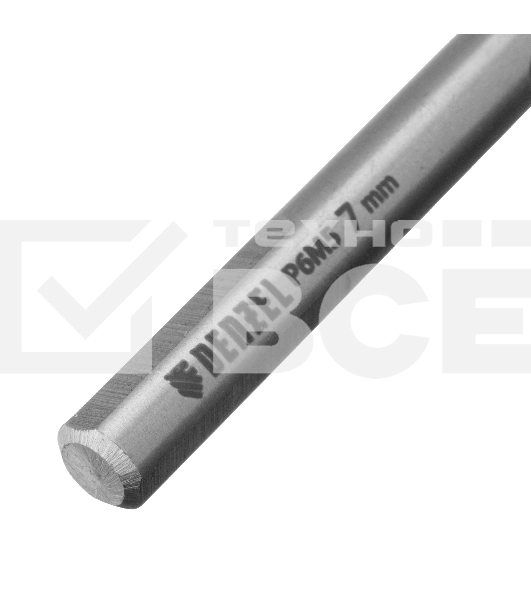 Сверло спиральное по металлу 7,0 x 109мм, Р6М5, Golden Tip Denzel