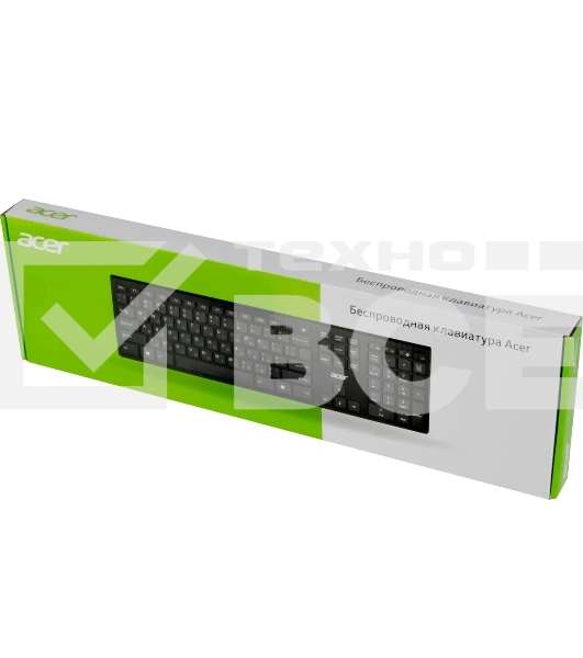 Клавиатура Acer OKR020 беспроводная, USB, Радиоканал, черный