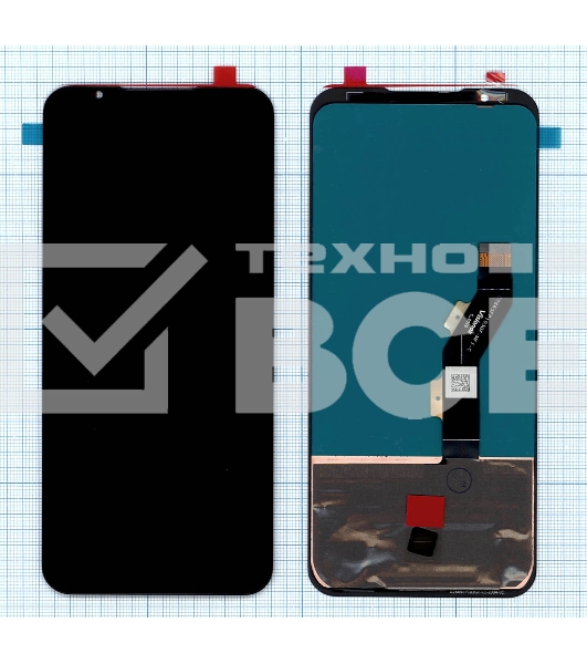 Дисплей для ZTE Nubia RedMagic 5S в сборе с тачскрином (Amoled) черный