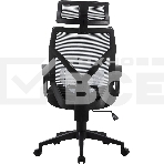 Кресло компьютерное Cactus CS-MC414-BK черный, сетка/ткань, фото3