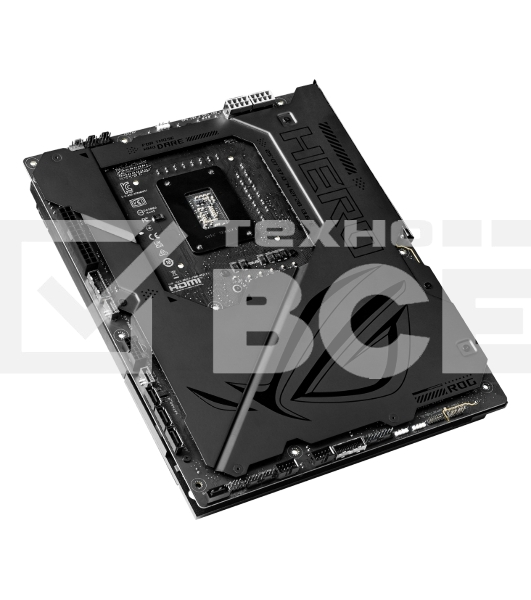 Материнская плата ASUS ROG MAXIMUS Z890 HERO BTF, LGA1851, Intel Z890, 4xDDR5, 4xSATA, 6xM.2, 1xPCIe 5.0 x16, 1xPCIe 4.0 x4, 1xPCIe x1, 1xHDMI, 2xUSB-C (Thunderbolt 4), 1xUSB-C 3.2 Gen 2, 4xUSB-A 3.2 Gen 2, 4xUSB-A 3.2 Gen 1, 2x2.5Gb LAN, Wi-Fi 7, Bluetoo