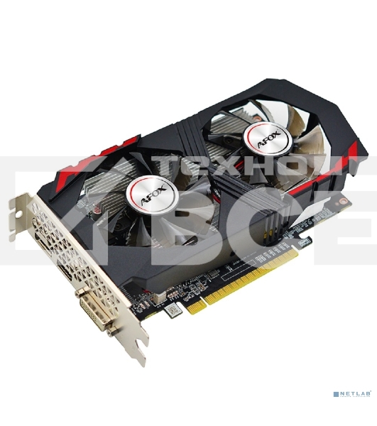 Видеокарта Afox GTX1050Ti GAMING 4GB GDDR5 128bit DVI DP HDMI 2FAN RTL