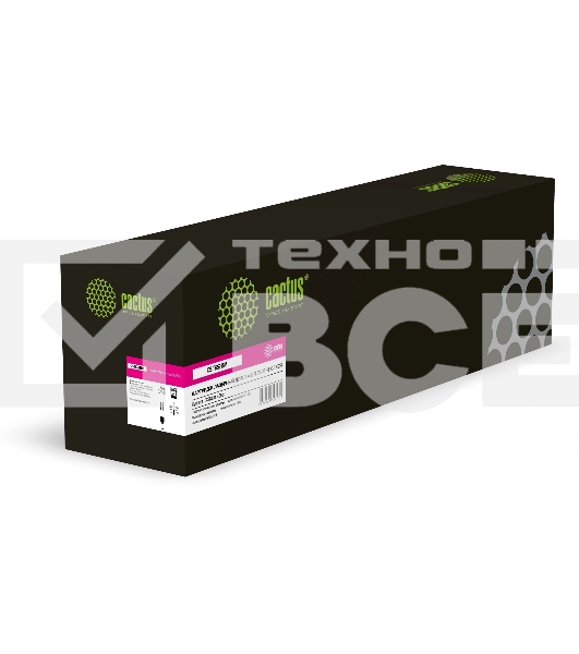 Картридж лазерный Cactus CS-TK5215M пурпурный (15000 стр.) для Kyocera TASKalfa 406ci с чипом
