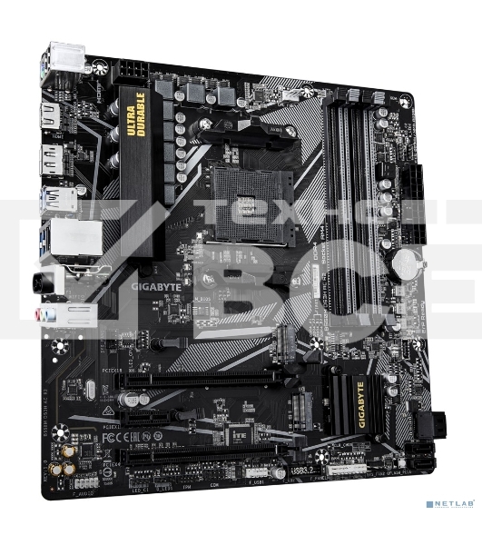 Материнская плата Gigabyte B550M DS3H AC R2, AM4, AMD B550, 4xDDR4, 4xSATA, 2xM.2, 1xPCIe 4.0 x16, 1xPCIe 3.0 x4, 1xPCIe 3.0 x1, 1xDP, 1xHDMI, 1x1Gb LAN, Wi-Fi, Bluetooth 5.0, 4xUSB-A 5Gbps, 2xUSB-A 2.0, 3x3.5 мм, 7.1, mATX