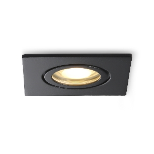 Светильник Ambrella light TN1161 BK черный  IP44 GU5.3 85*85*28