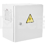 Шкаф ЭКОНОМ уличный всепогодный настенный укомплектованный (В400 Ш400 Г210), комплектация T1-IP54, фото 1