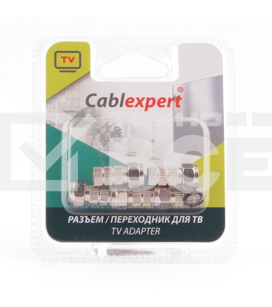 Коннектор Cablexpert F SPL6-02, для кабеля RG6, 5шт, с уплот. рез. кольцом