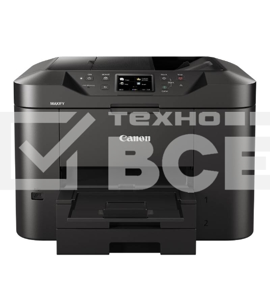 МФУ струйный Canon MAXIFY MB2740, A4, цветной, печ. до 24 стр/мин. (ч/б) 15.5 стр/мин. (цвет), скан. до 18.5 стр/мин (ч/б) 15.5 стр/мин (цет), 600 x 1200 dpi (печать), 1200x1200dpi (скан.), USB, RJ-45, Wi-Fi