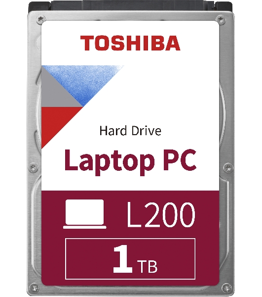 Жесткий диск Toshiba HDD 1Tb L200 Slim (7мм) 2,5' 5400RPM 128MB SATA-III