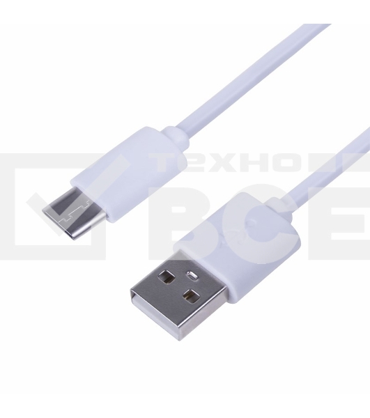 Шнур USB 3.1 type C (male)-USB 2.0 (male) 1 м белый Rexant
