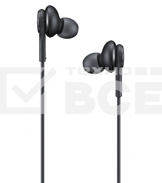 Гарнитура вкладыши Samsung EO-IC100 1.2м черный проводные в ушной раковине