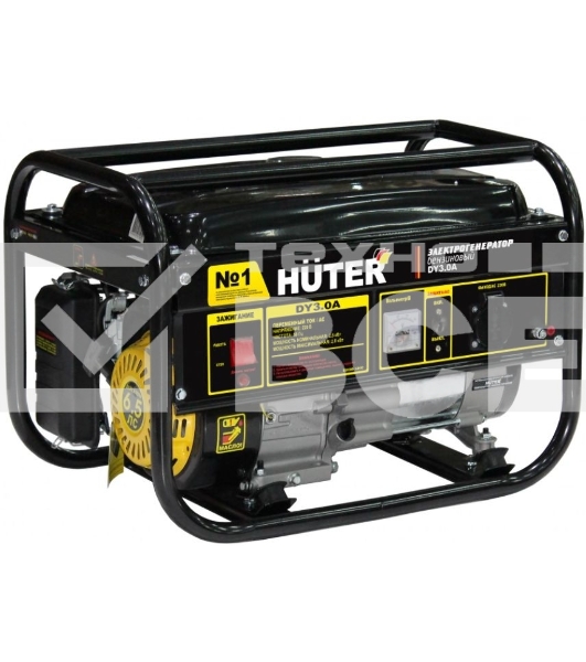 Электрогенератор бензиновый Huter DY3.0A, 2.8 кВт, 67 дБ, 39 кг