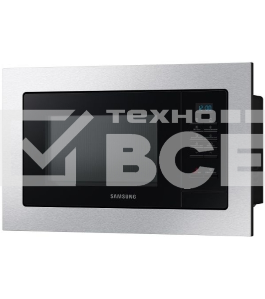 Микроволновая печь Samsung MG20A7013AT/BW черный (встраиваемая)