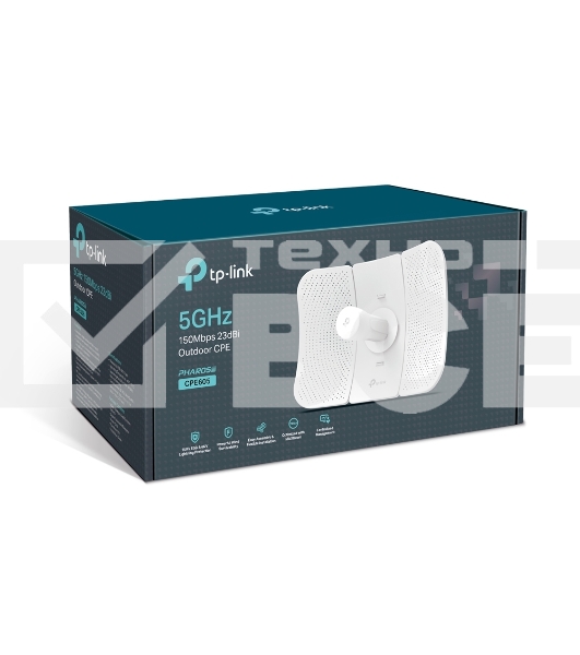 Наружная точка доступа Wi Fi SMB TP-Link CPE605 5 ГГц 150 Мбит/с 23 дБи