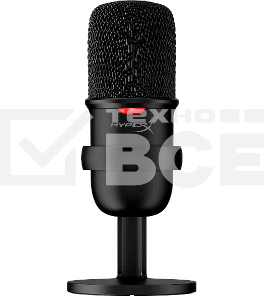Микрофон проводной HyperX SoloCast 2м черный