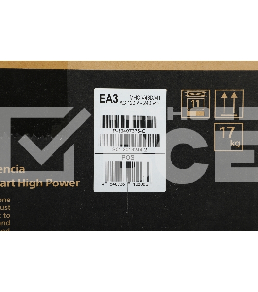 Минисистема Sony MHC-V43D черный/CD/CDRW/DVD/DVDRW/FM/USB/BT