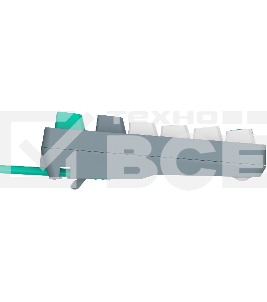 Клавиатура A4Tech Bloody S87 Energy проводная USB серый/зеленый
