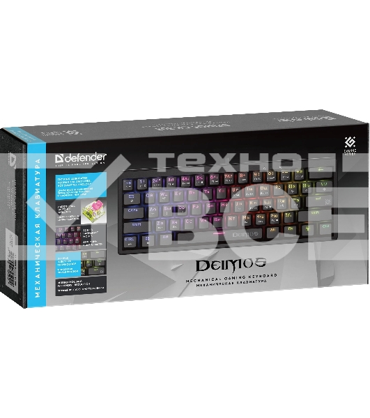 Клавиатура Defender Deimos GK-303  проводная, USB, черный