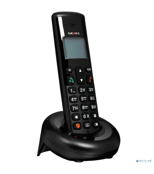 Телефон беспроводной TEXET TX-D4905A черный