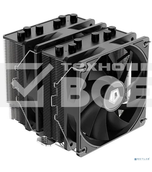 Кулер ID-COOLING SE-206-XT Черный  120мм алюминий+медь 1800rpm 35db 4-pin 250W 156мм