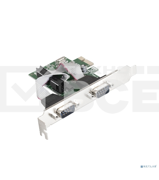 Контроллер ExeGate EXE-307 PCI-E, 2*COM port (OEM)