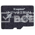 Флеш карта microSDHC 8Gb Class10 Kingston <SDCIT2/8GBSP> Industrial Temperature Class UHS-I без адаптера, фото2