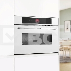 Встраиваемый духовой шкаф электрический Bosch CMG7241W1 белый, фото5