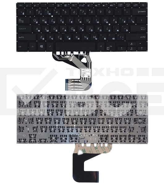Клавиатура для ноутбука Asus X406 черная