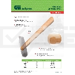 Рукоятка для молотка, шлифованная, БУК, 250 мм Сибртех, фото 1