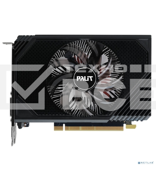 Видеокарта Palit RTX3050 STORMX OC 6Gb NVIDIA GeForce RTX 3050 6Gb PCI-E 4.0 96bit GDDR6 1042/14000 DVIx1 HDMIx1 DPx1 HDCP Ret