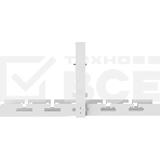 Кабель-канал Cactus CS-CM-400-1WT для столов 40x12.9x19см белый, фото3