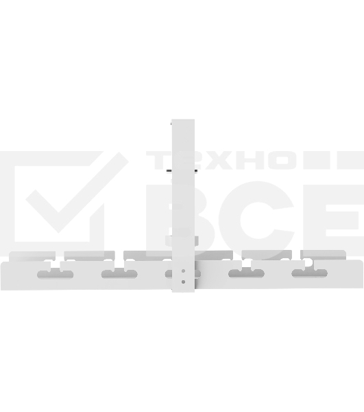 Кабель-канал Cactus CS-CM-400-1WT для столов 40x12.9x19см белый