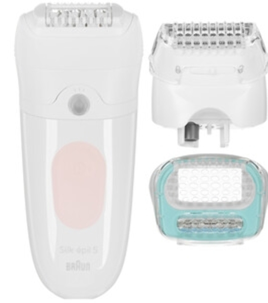 Эпилятор Braun SE5-050 скор.:2 насад.:4 от электр.сети от аккум. белый/розовый