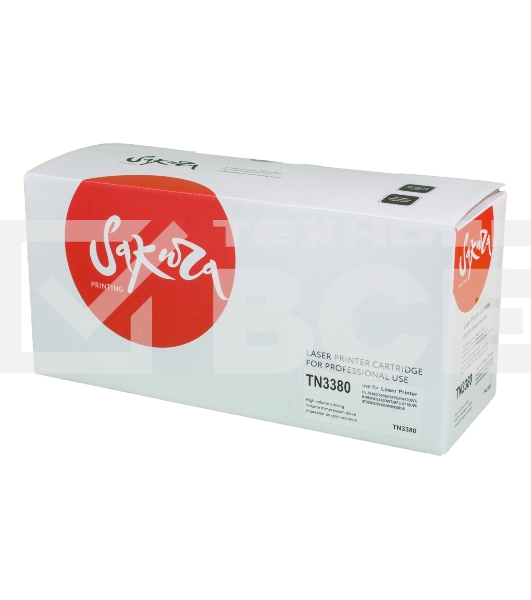 Картридж Sakura TN750/3380 для Brother HL-5440/5445/5450/5470/6180/DCP-8110/8150/8155/8250/MFC-8510/8515/8520/8950, черный, 8000 к.