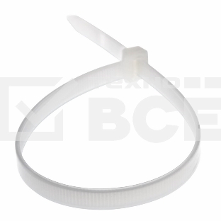 Хомут-стяжка кабельная нейлоновая Rexant 350 x7,6 мм, белая, упаковка 100 шт.